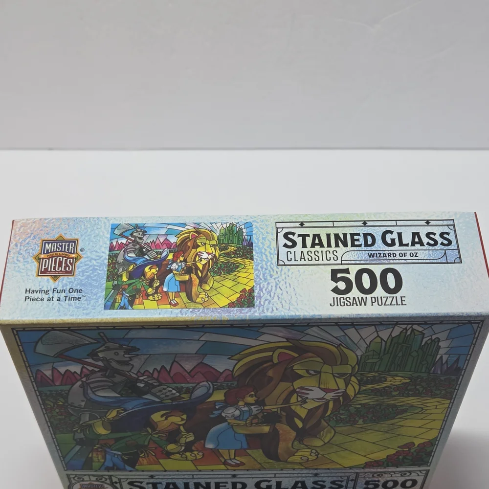 Stained‎ Glass Wizard of Oz 500 Piece Puzzle